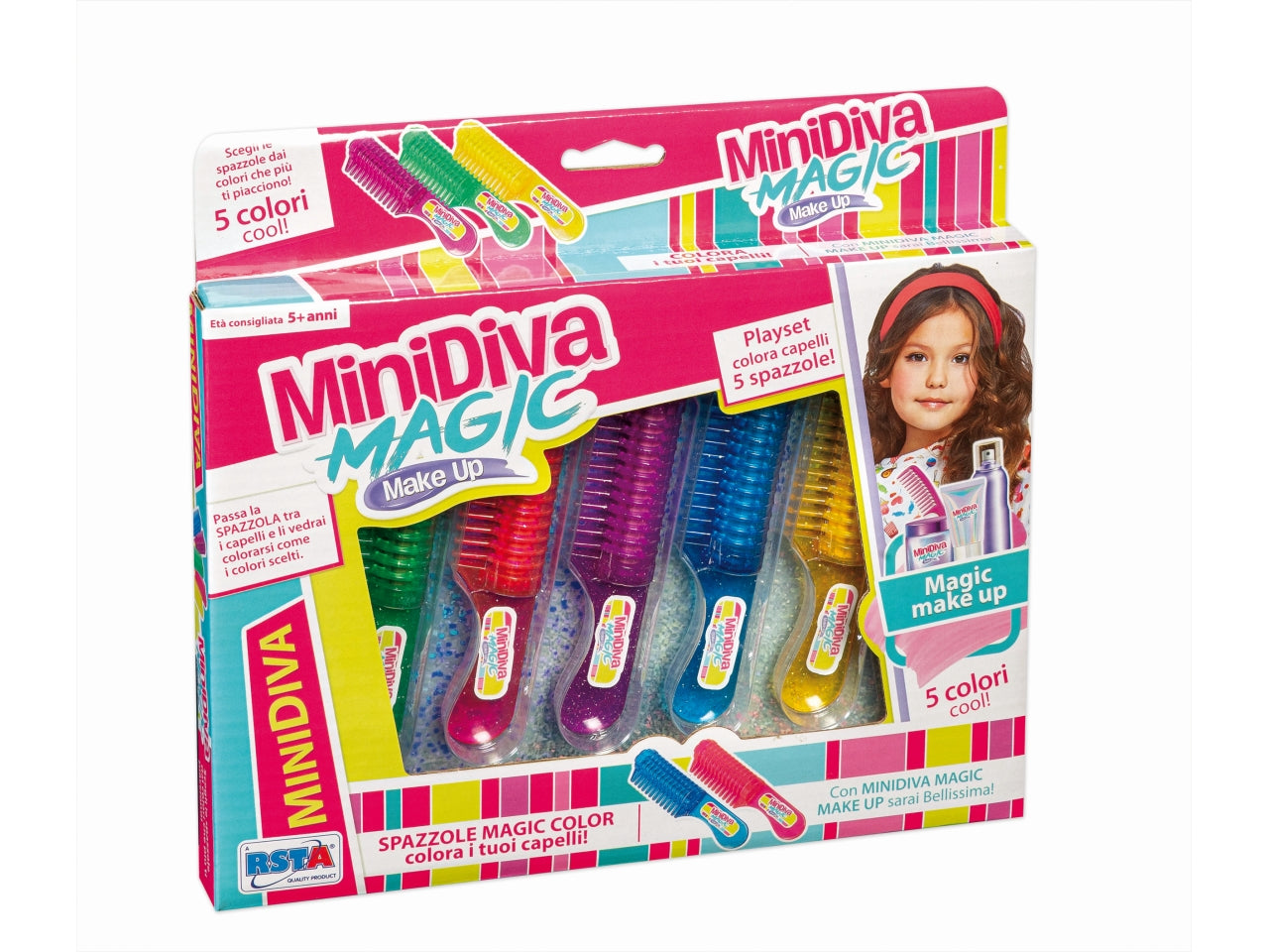 Set minidiva spazzole colora capelli