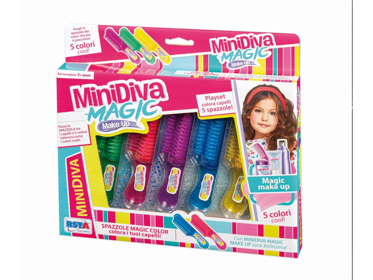 Set minidiva spazzole colora capelli