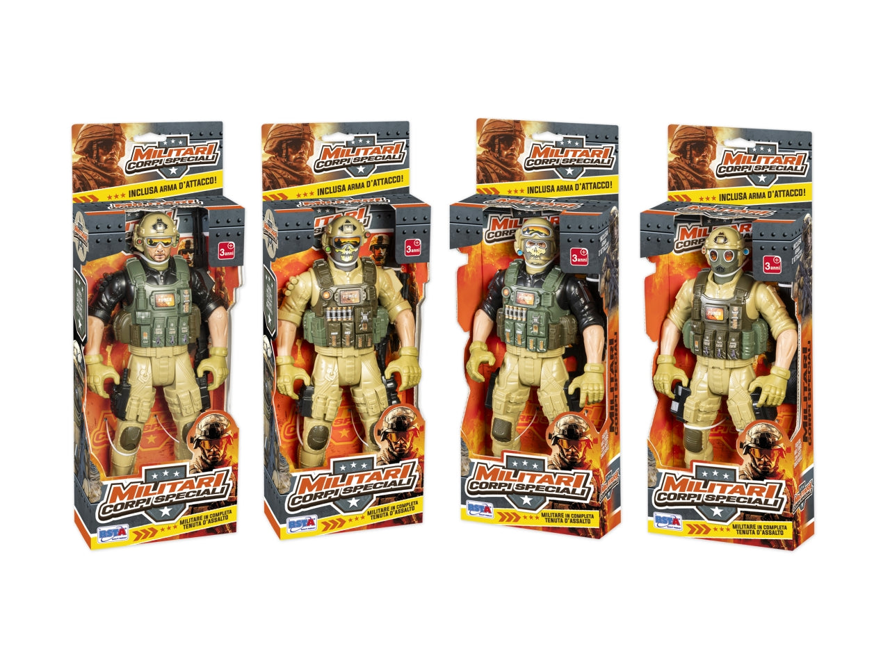 Figure militari corpi speciali 30cm