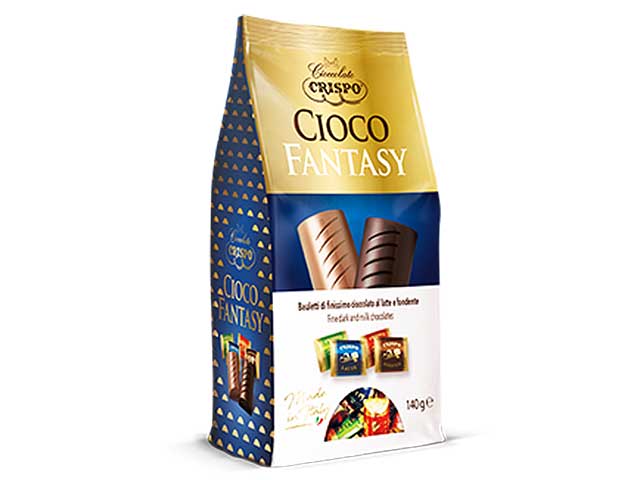 Cioco fantasy cacao 140gr cioccolatini al latte e fondente
