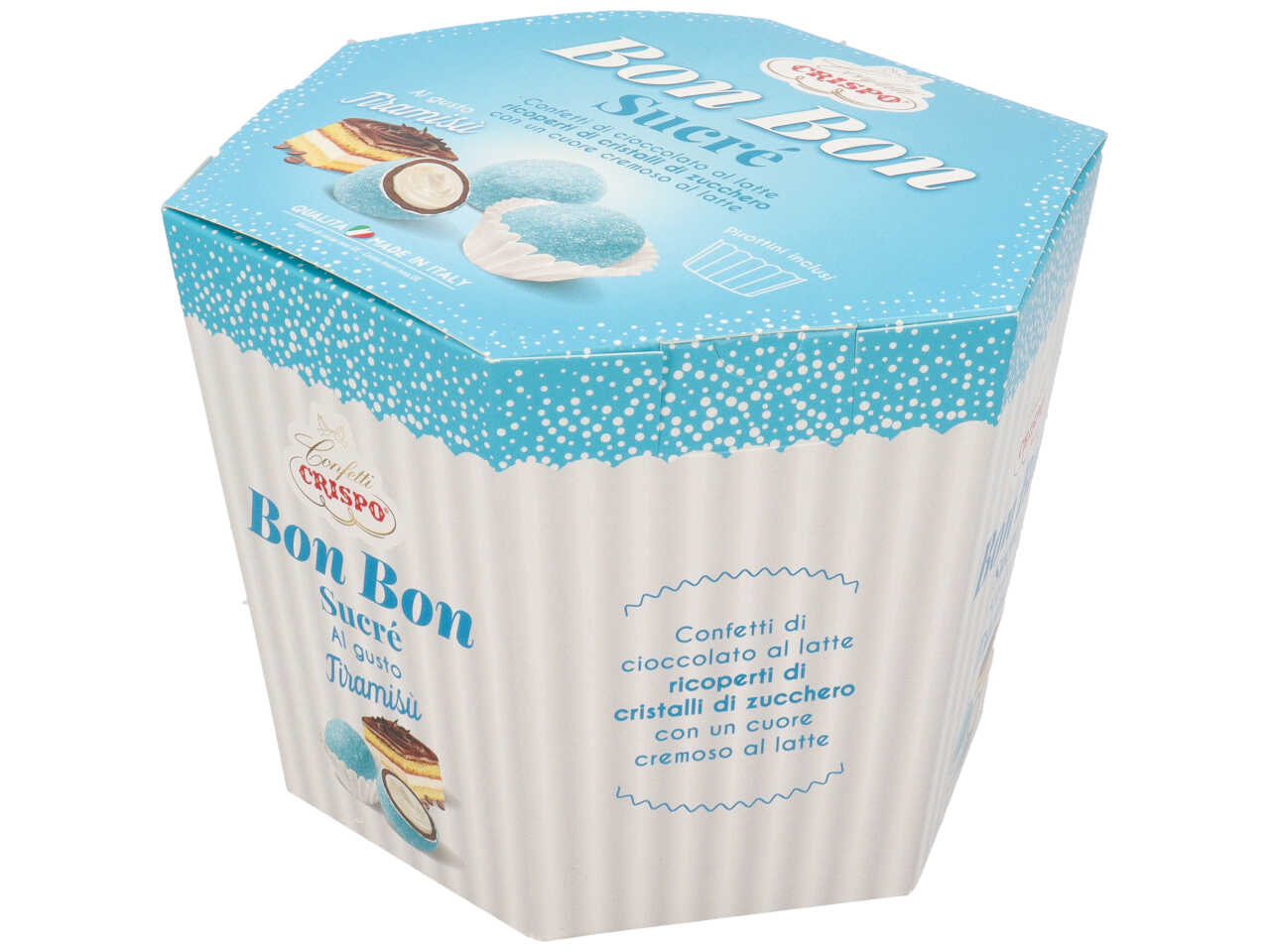 Bon bon sucre' bianco al gusto di tiramisu'  - confezione da 500gr
