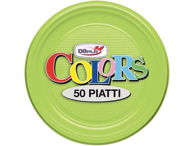 Verde ac.piatti frutta 50 pezzi 01699
