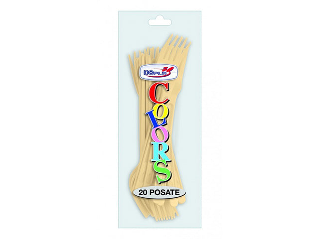 Crema forchette 20 pezzi 03728