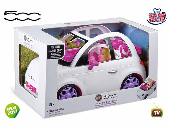 Auto fiat 500 per bambola gg-00620$