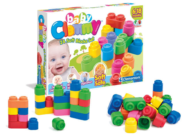Clemmy soft blocks set 24pz 14707