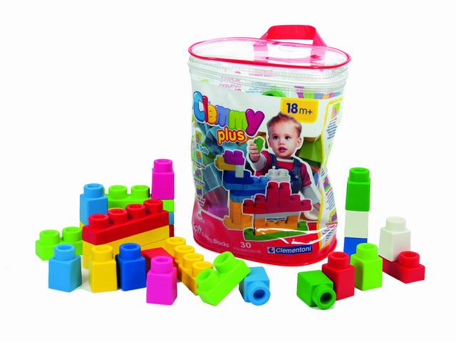 Sacca Clemmy 30 Mattoncini Multicolore - Clementoni