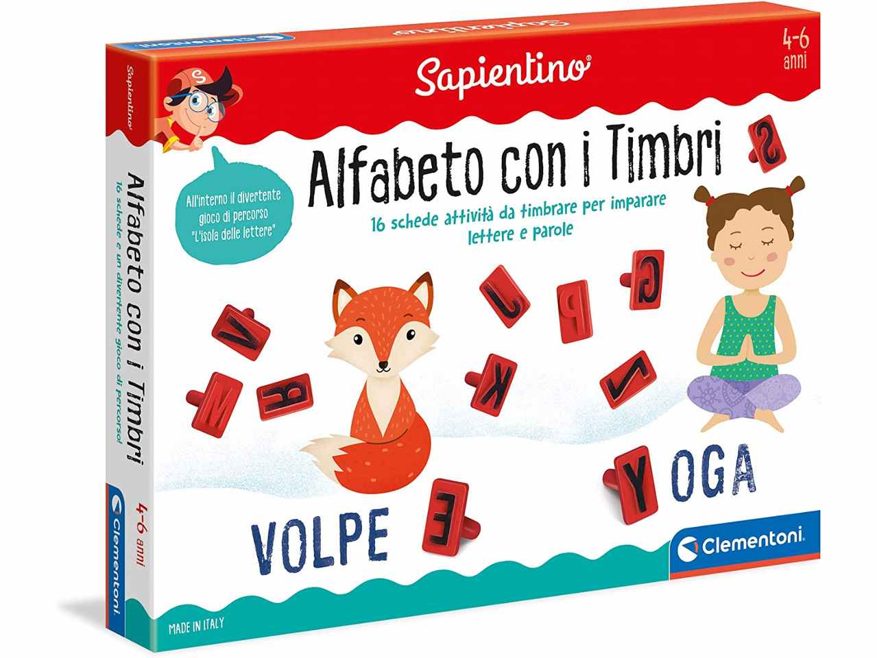 Sapientino piu' alfabeto con i timbri  16259