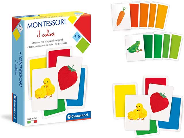 Montessori carte colori 16333