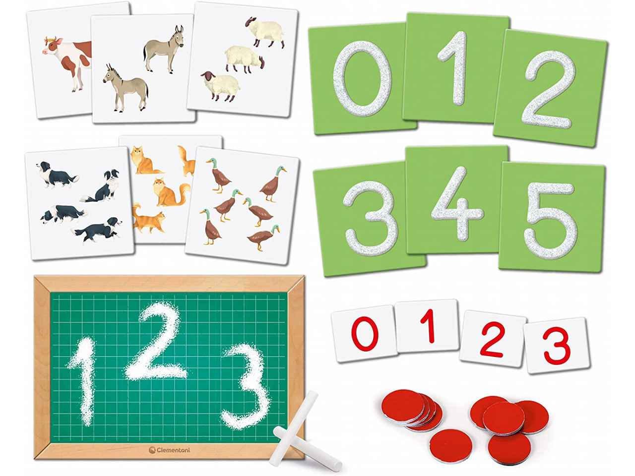 Montessori  numeri tattili 16361