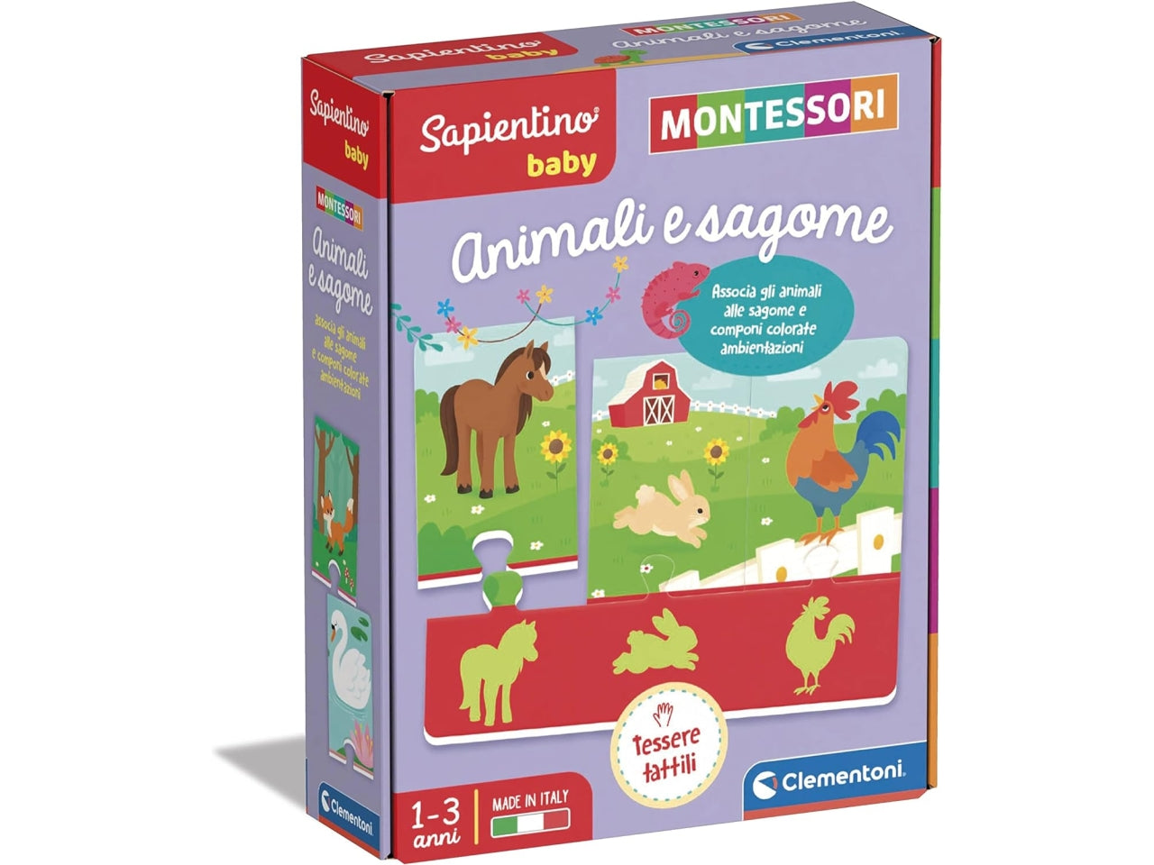 Sapientino Baby Animali e Sagome Gioco Educativo - Clementoni