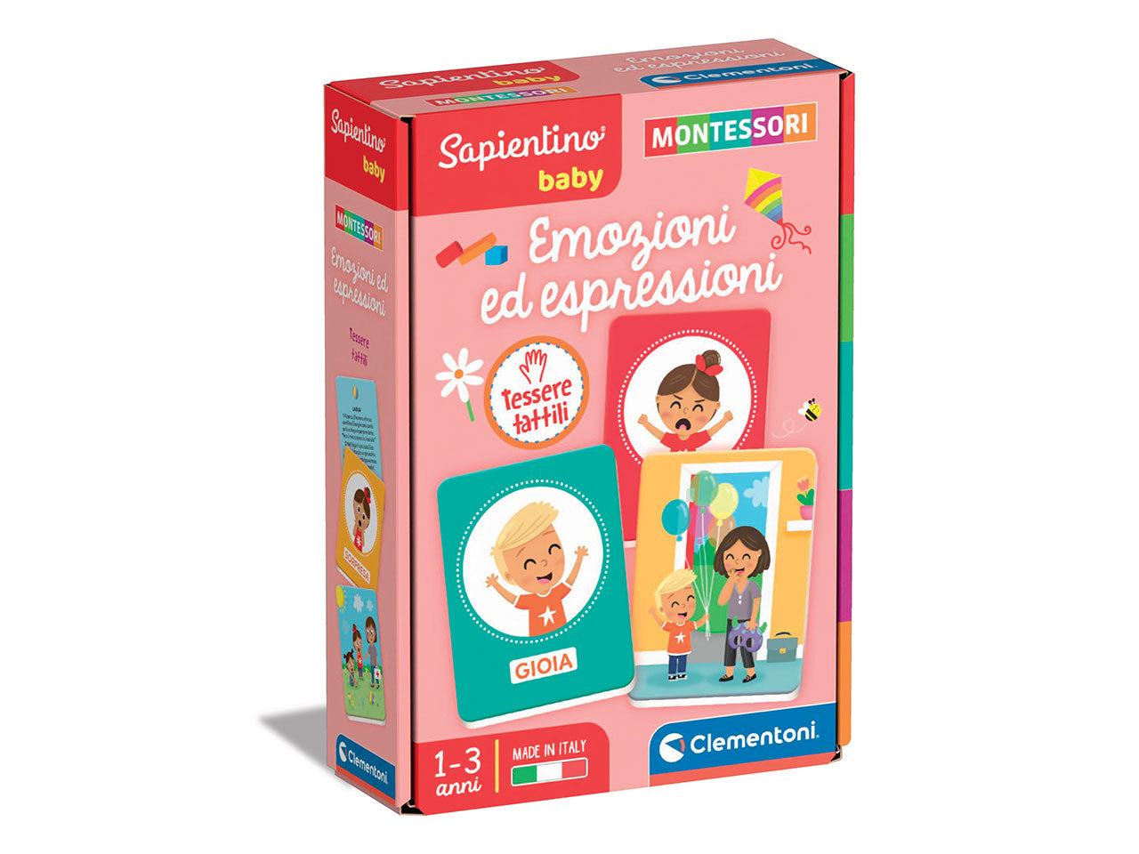 Sapientino Baby Emozioni Ed Espressioni Flashcards Montessori - Clementoni