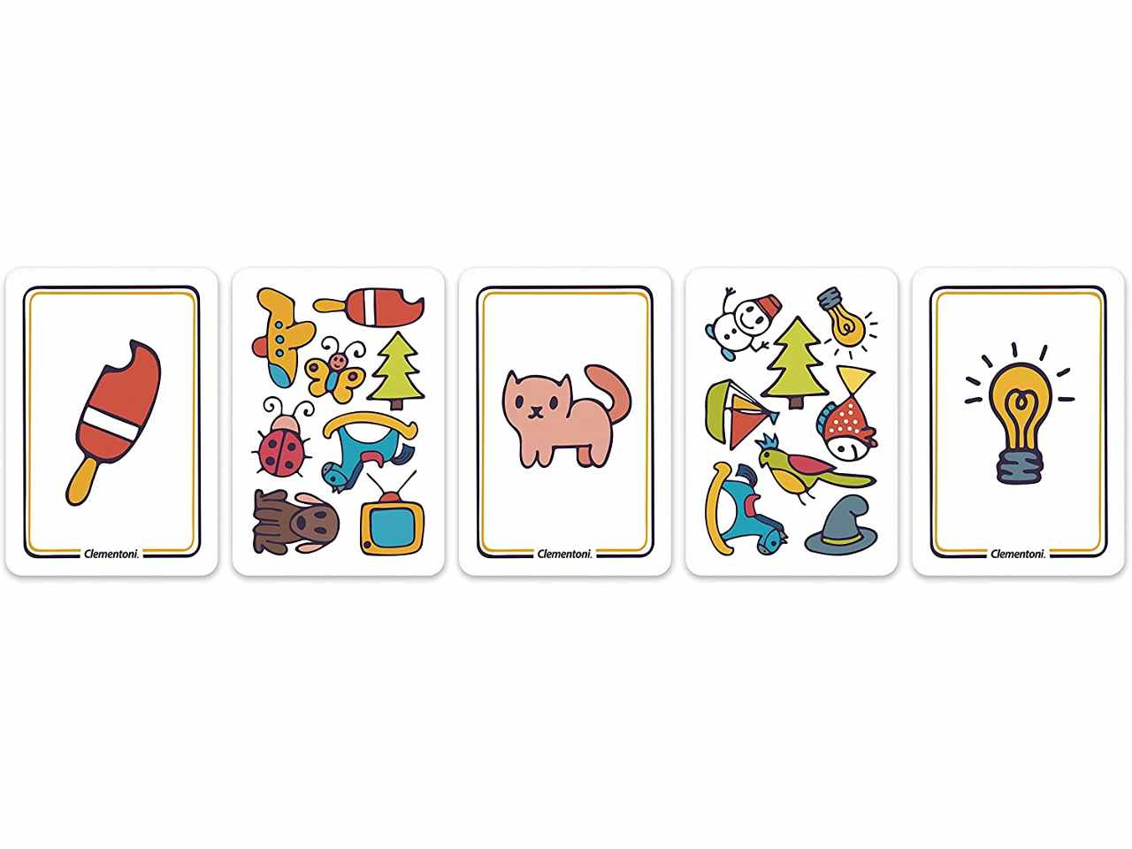 Giochi 4 in 1 compendio con Nomi, Cose e Città,Gioco da Tavolo Multiattività - Clementoni