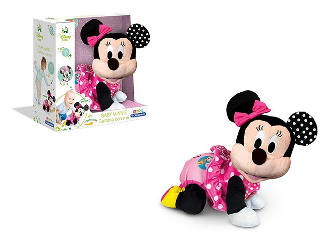 Disney Baby Minnie Crawling With Me Peluche Educativo - Clementoni