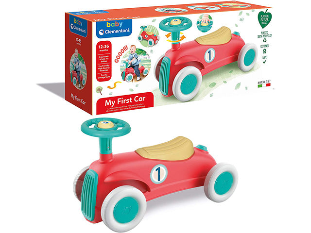 Macchinina Cavalcabile Gioco Primi Passi My First Car - Clementoni Baby