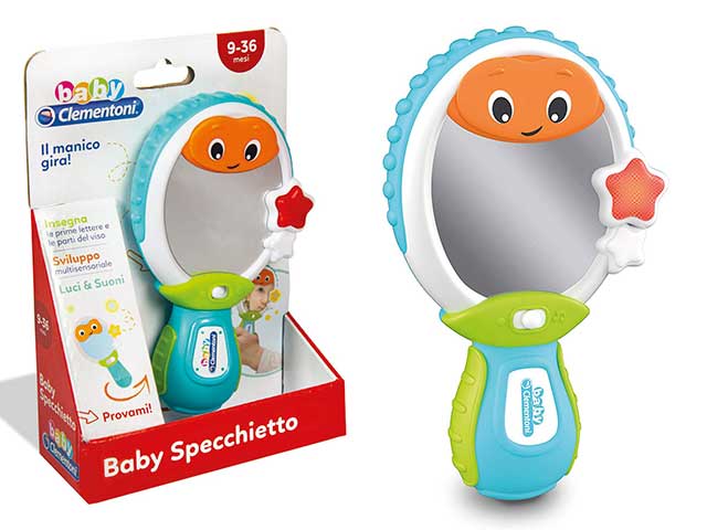 Baby Specchietto Gioco Elettronico Parlante Italiano - Clementoni