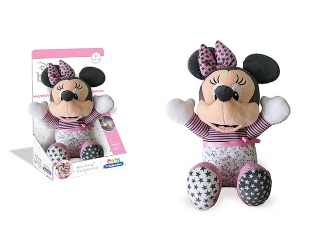 Baby Minnie Peluche Interattivo Disney Goodnight Plush - Clementoni