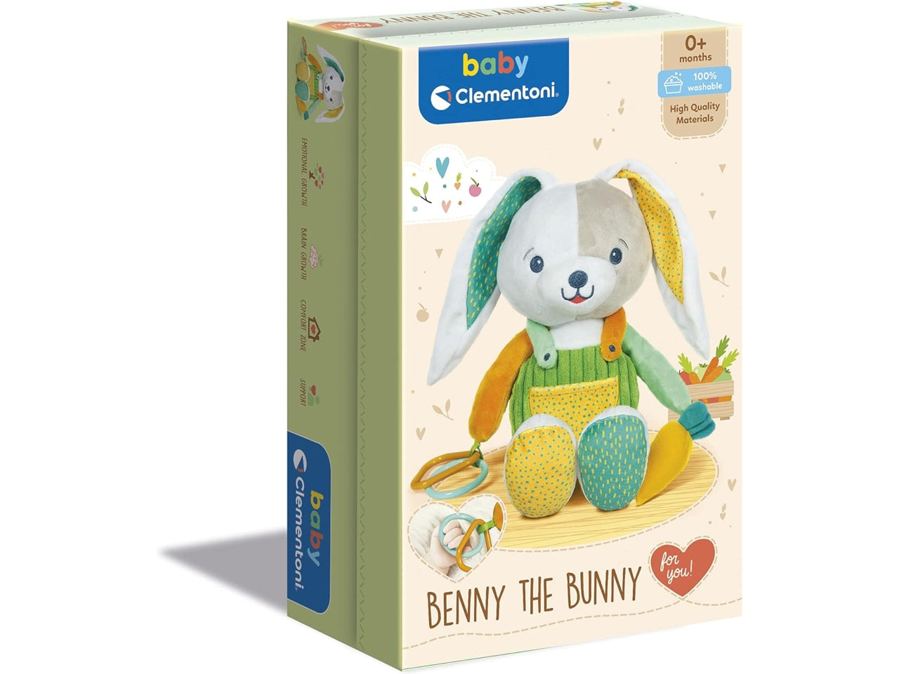 Baby clementoni plush in the box benny the bunny $