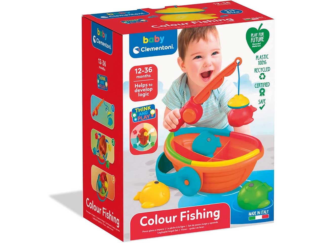Barchetta Pesca Gioca e impara Clour Fishing - Clementoni