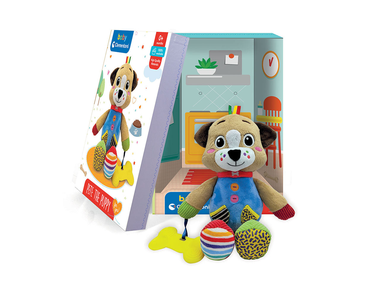 Plush in the box dog 17759