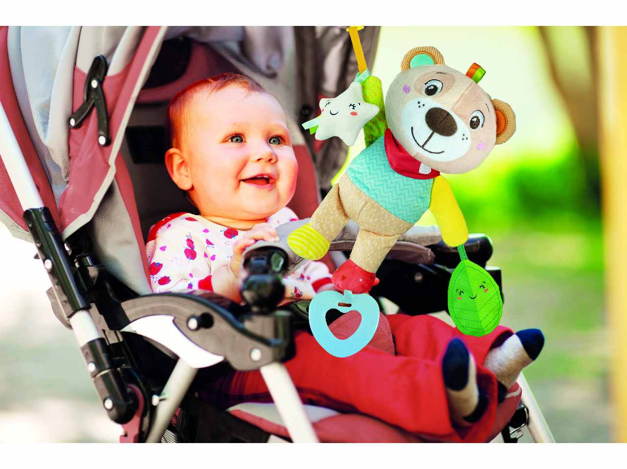 Baby clementoni on the go plush bear 17