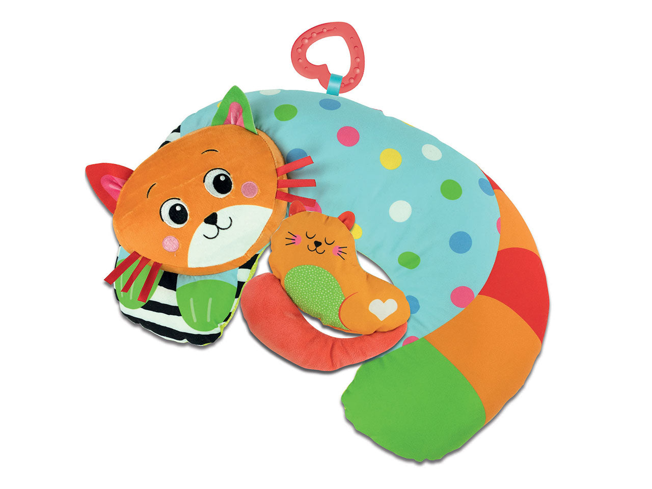 Kitty Cat Pillow Cuscino per Sviluppo Muscolare Gattonamento - Clementoni Baby For You