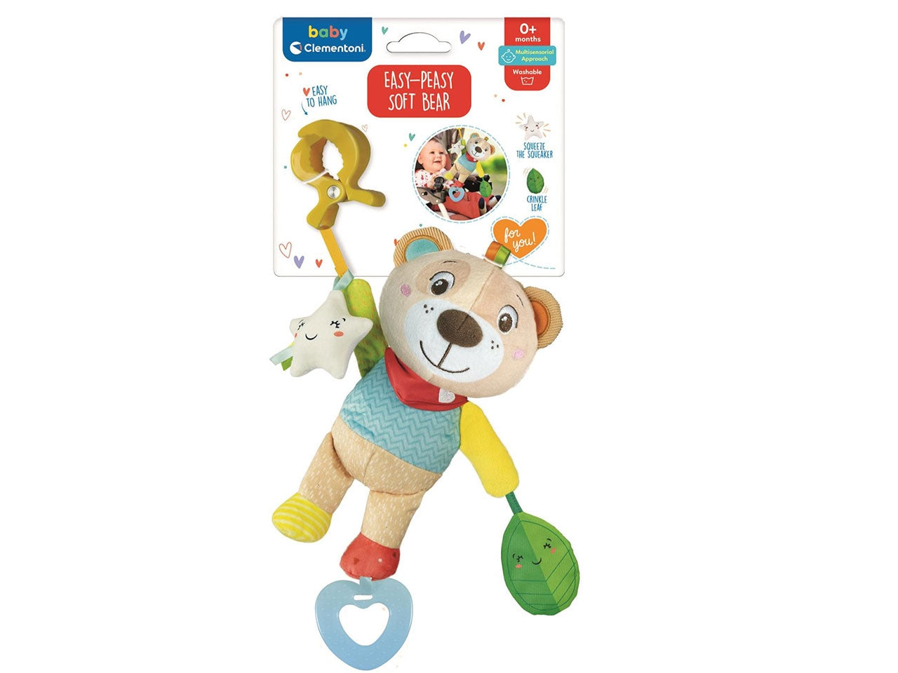 Baby clementoni on the go plush orsetto