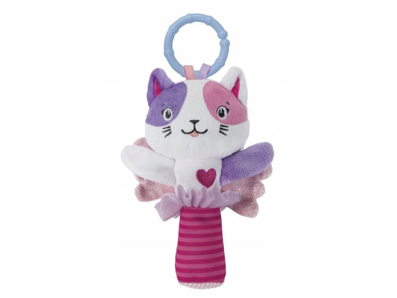 Baby clementoni cat rattle