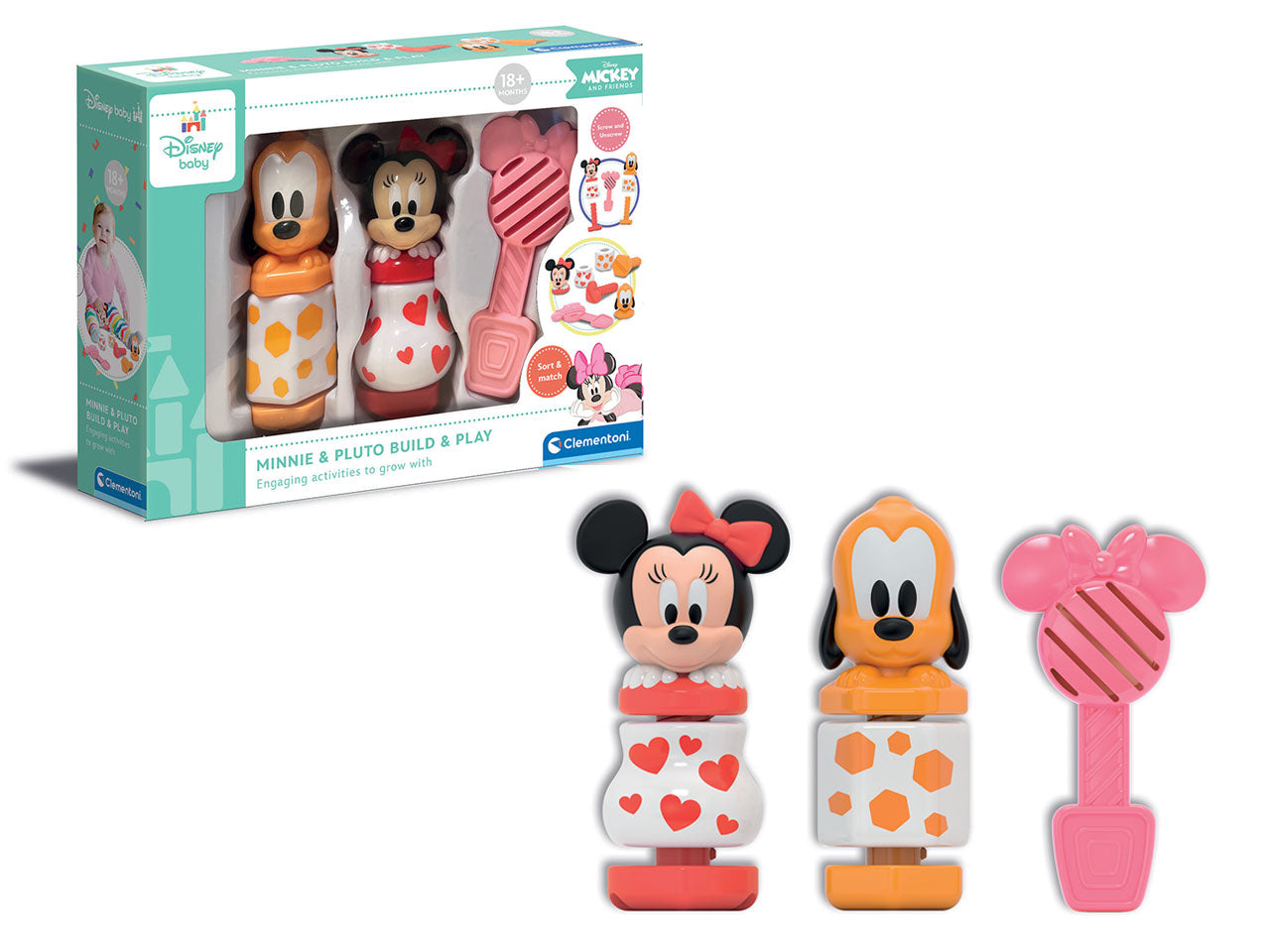 Disney Baby Minnie Costruisci E Gioca Giocattolo Impilabile Educativo - Clementoni