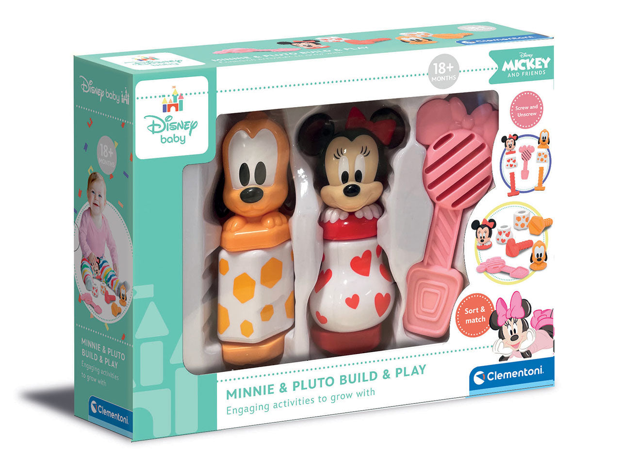 Disney Baby Minnie Costruisci E Gioca Giocattolo Impilabile Educativo - Clementoni