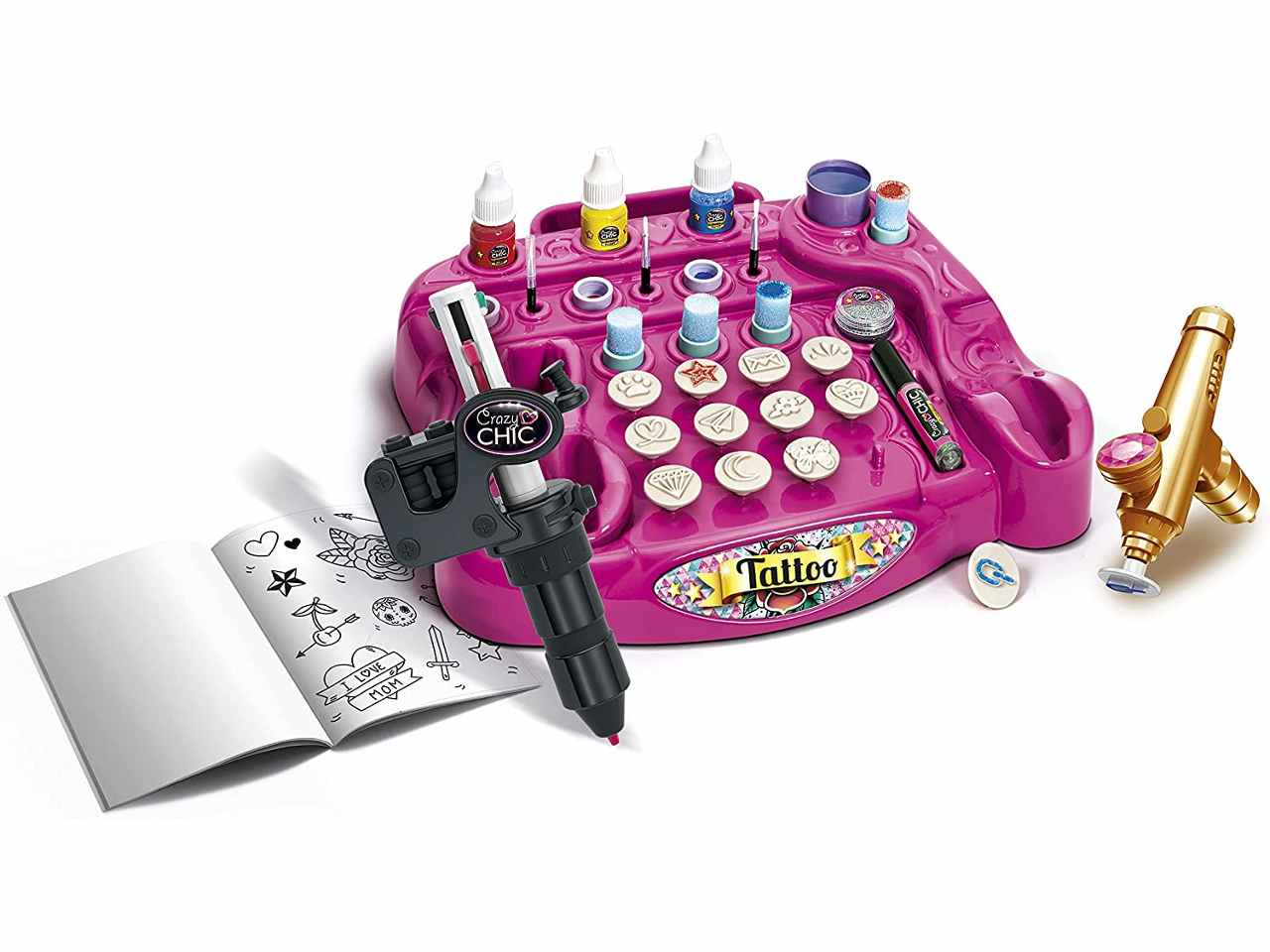 Crazy Chic Tattoo Studio Gioco Tatuaggi Temporanei - Clementoni