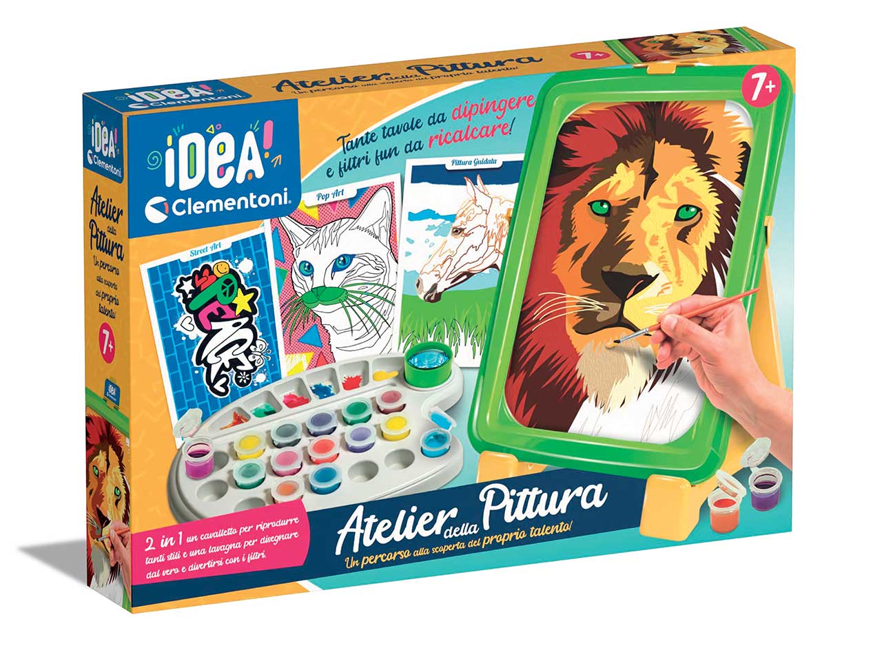Italia IdeaAtelier Set Dipingere con I Numeri - Clementoni