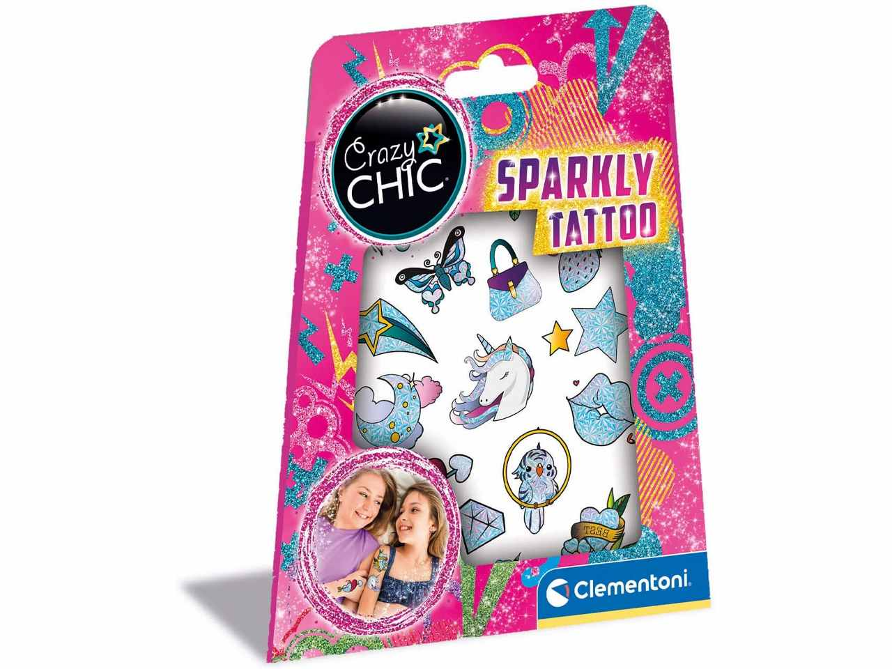 Crazy chic sparkly tattoo 18685.3