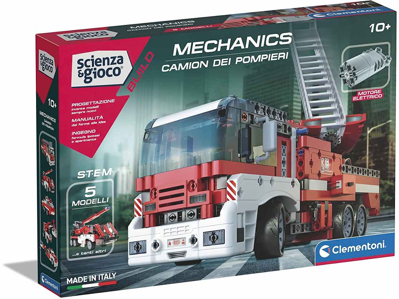Camion dei Pompieri Set Costruzioni e Meccanica - Clementoni