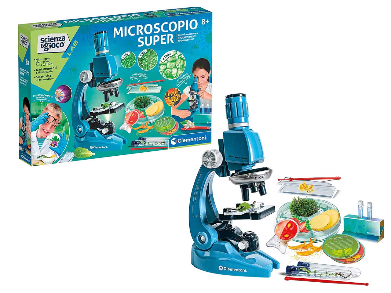 Lab SuperLaboratorio Microscopio Bambini - Clementoni