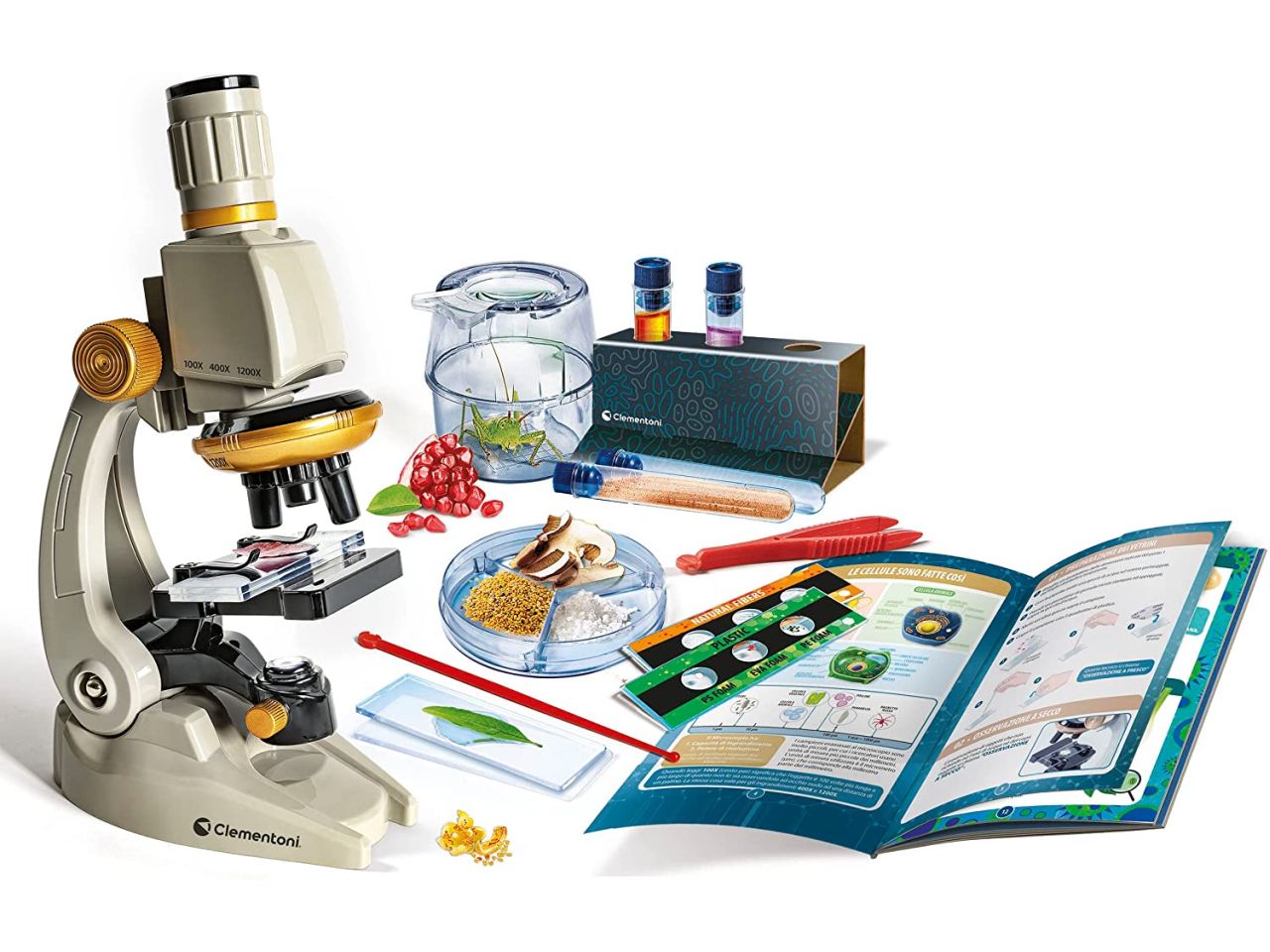 Lab Smart Deluxe Microscopio per Bambini - Clementoni