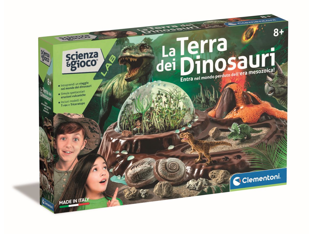 Scienza Lab Kit Paleontologia, Botanica e Geologia - Clementoni