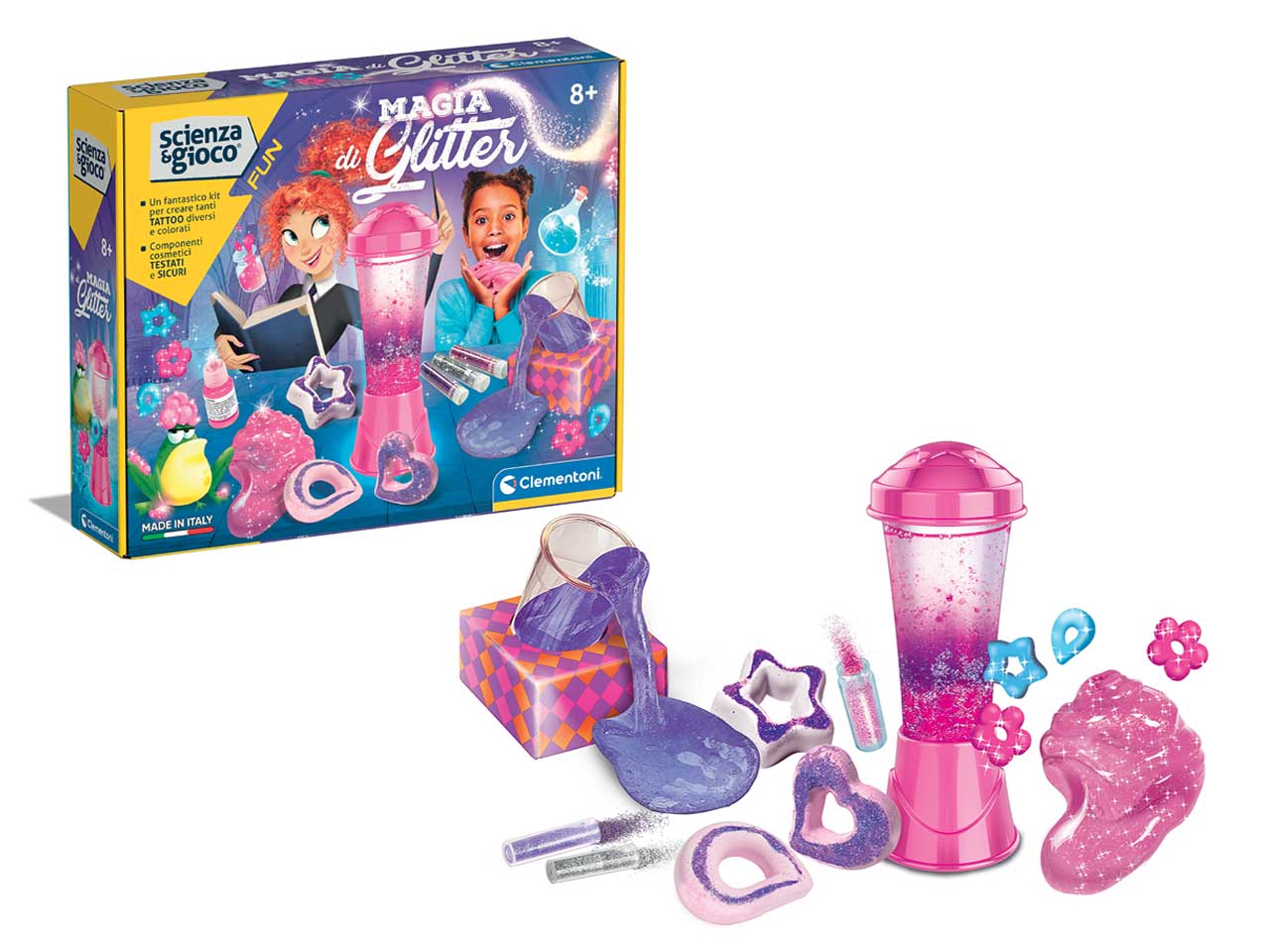 Scienza FunMagia di Glitter Gioco Scientifico - Clementoni