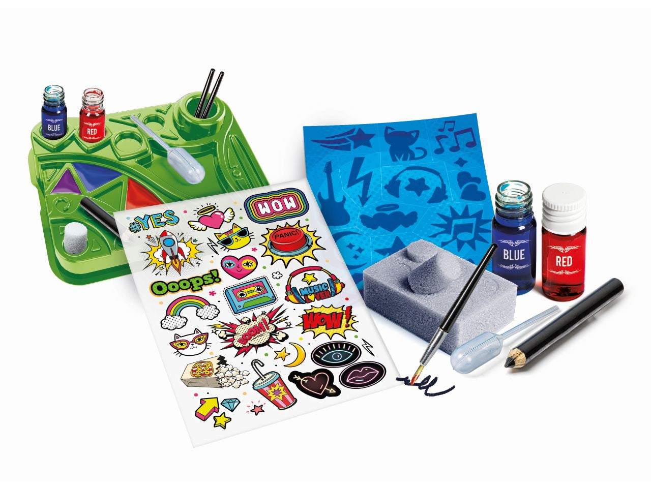 FunPop Tattoo Set Tatuaggi Temporanei - Clementoni