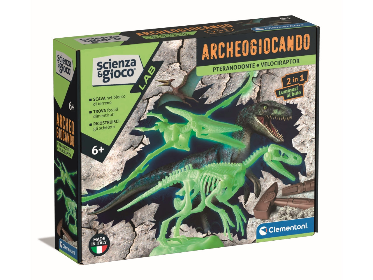 Scienza&gioco lab pteranodonte e velociraptor