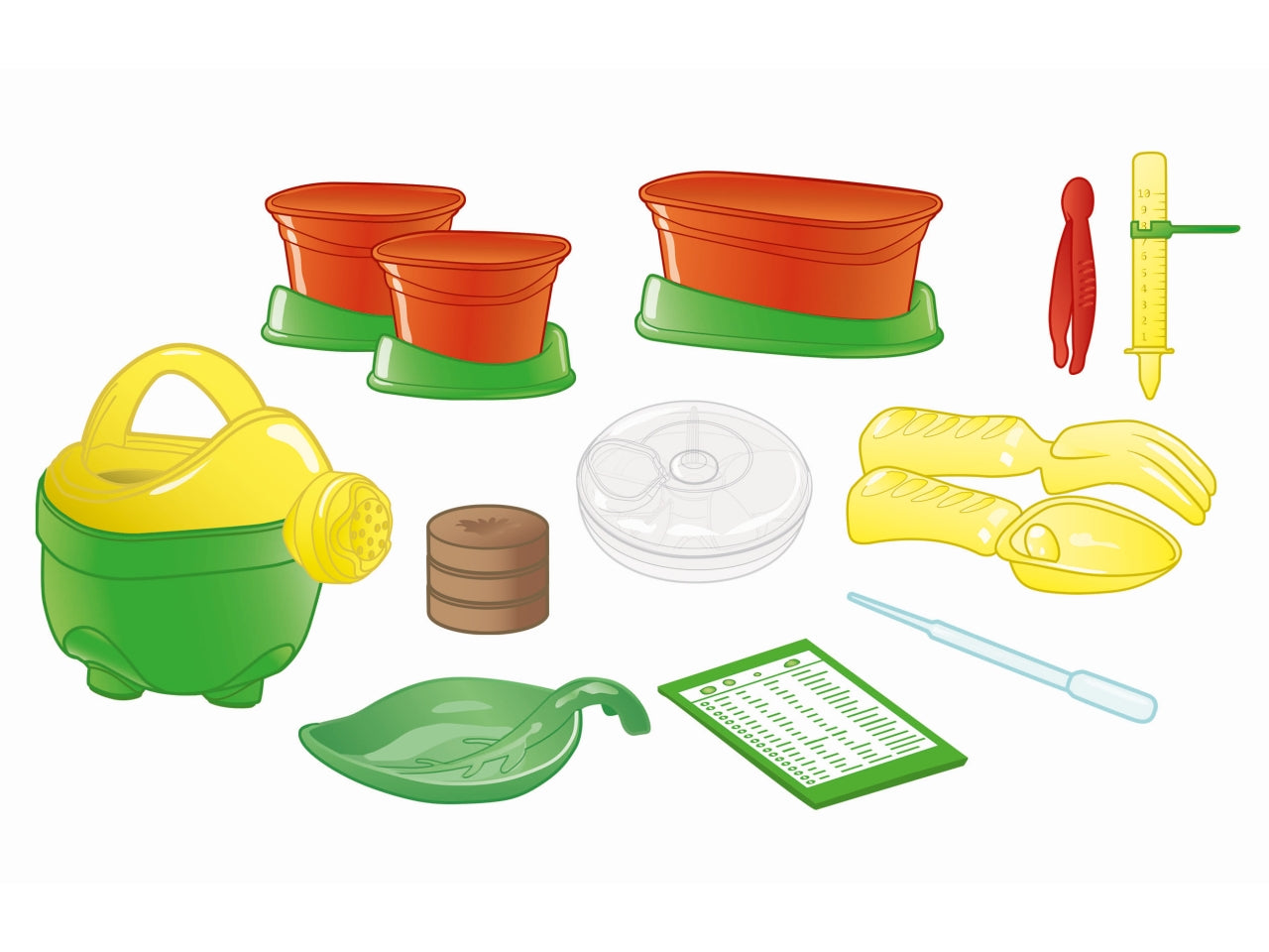 Kit Scientifico giocattolo Apprendisti Botanici per Giovani Esploratori del Mondo Vegetale, età consigliata: dai 5 anni in su. - Clementoni