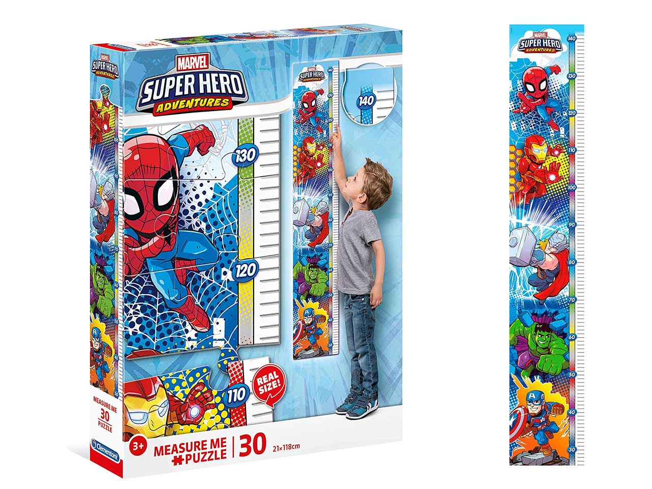 Puzzle measure me super hero 2020