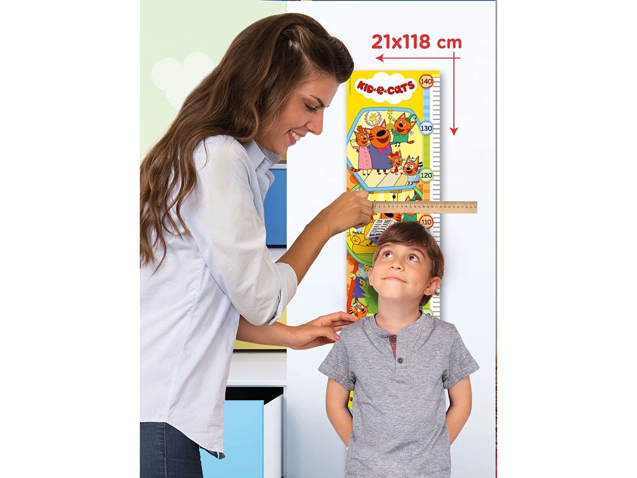 Puzzle measure me kid and cats