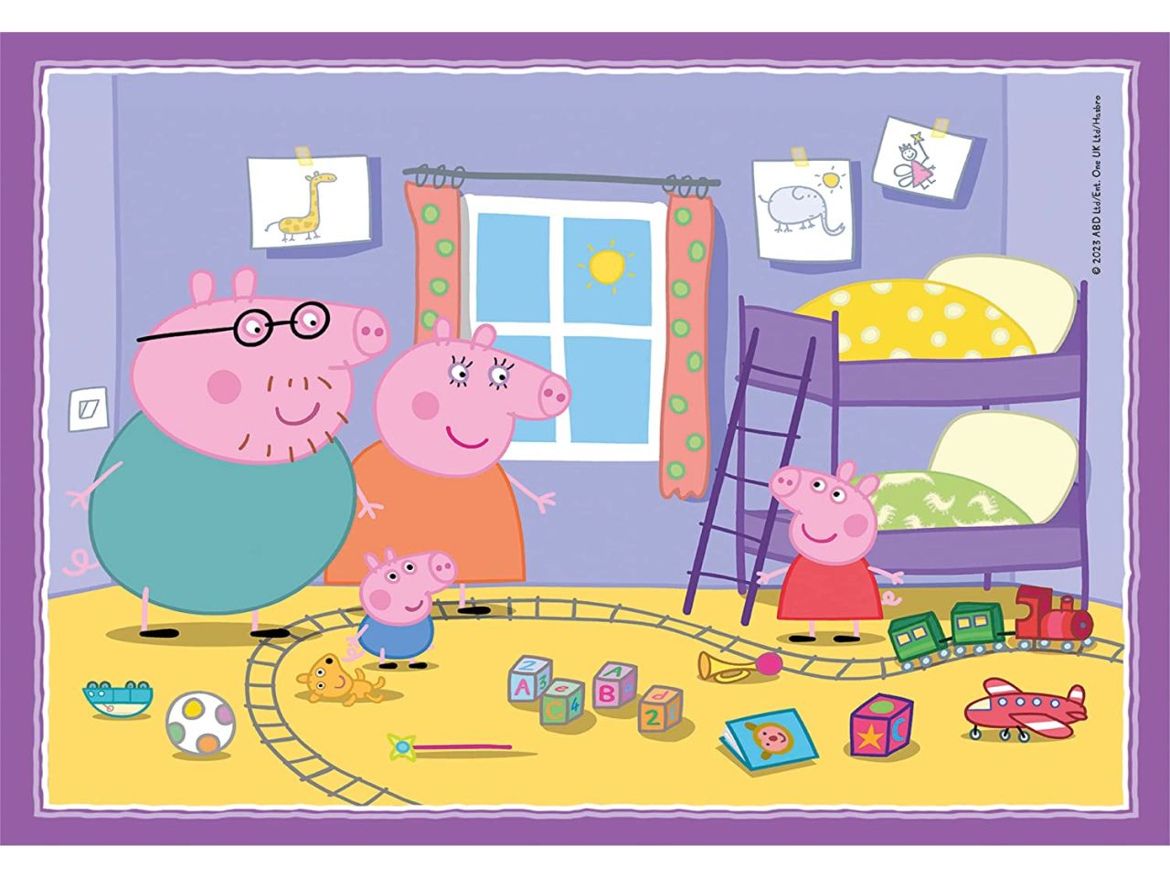 Supercolor Peppa Pig Puzzle 4 in 1 - Clementoni