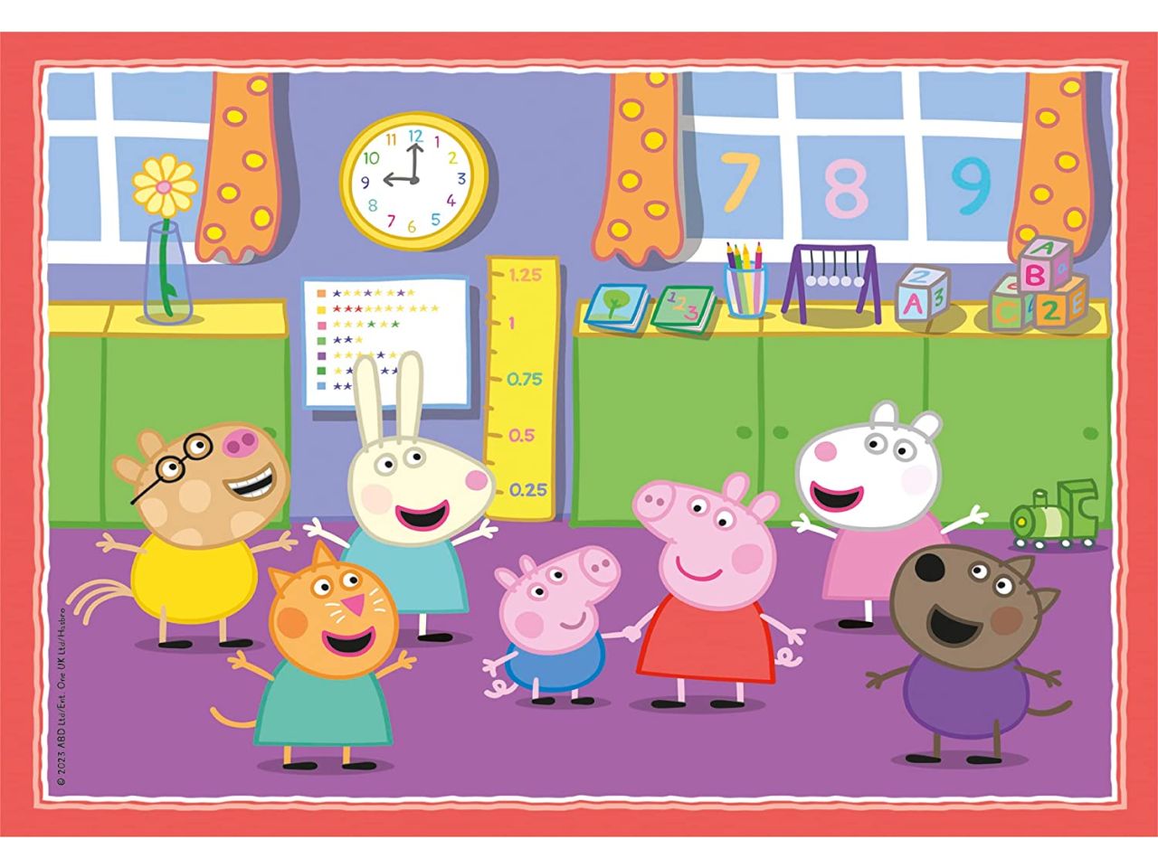 Supercolor Peppa Pig Puzzle 4 in 1 - Clementoni