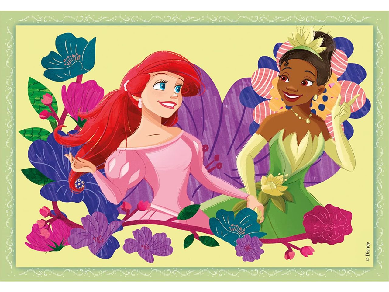Puzzle 4 in 1 disney princess