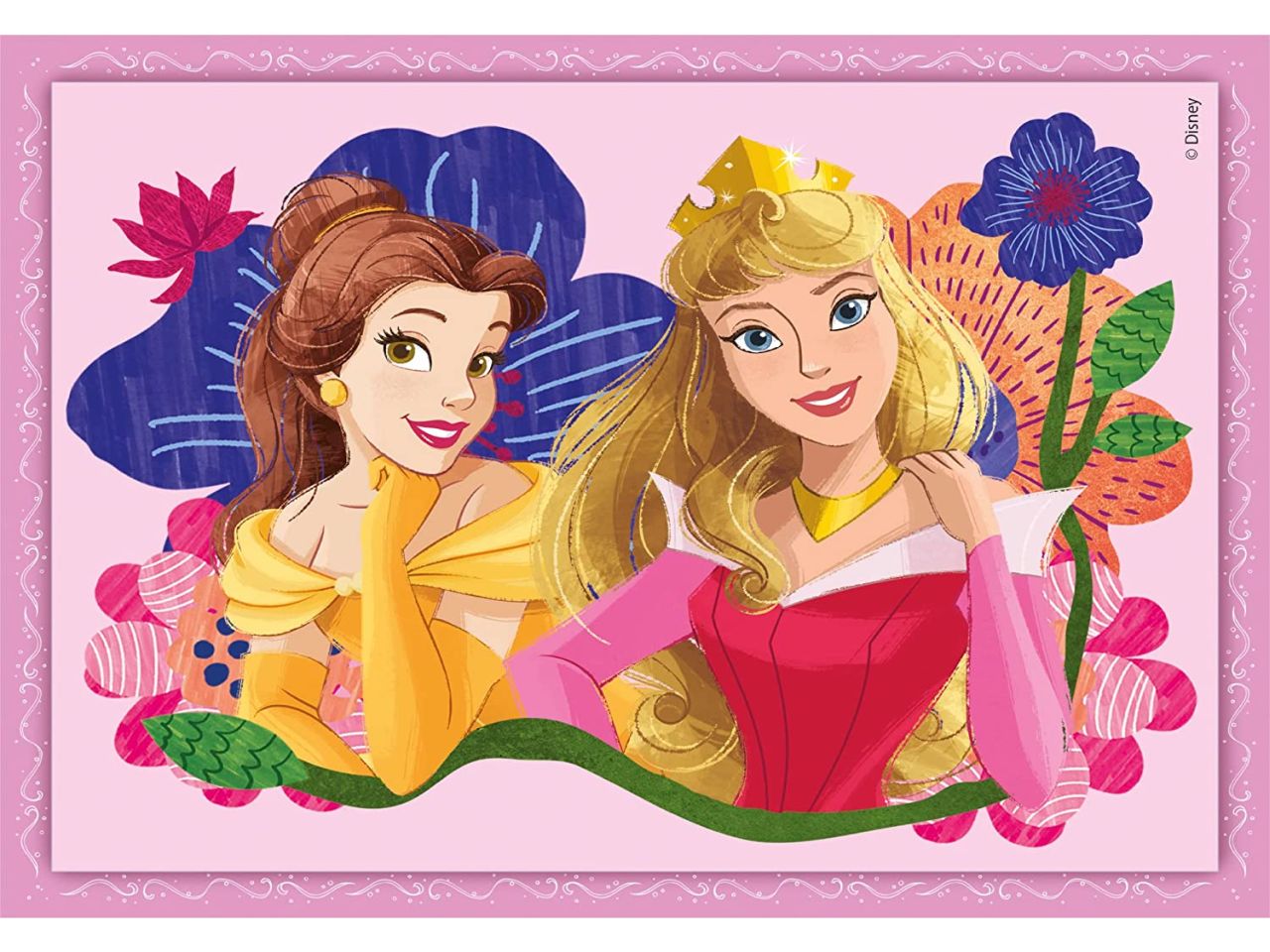 Puzzle 4 in 1 disney princess