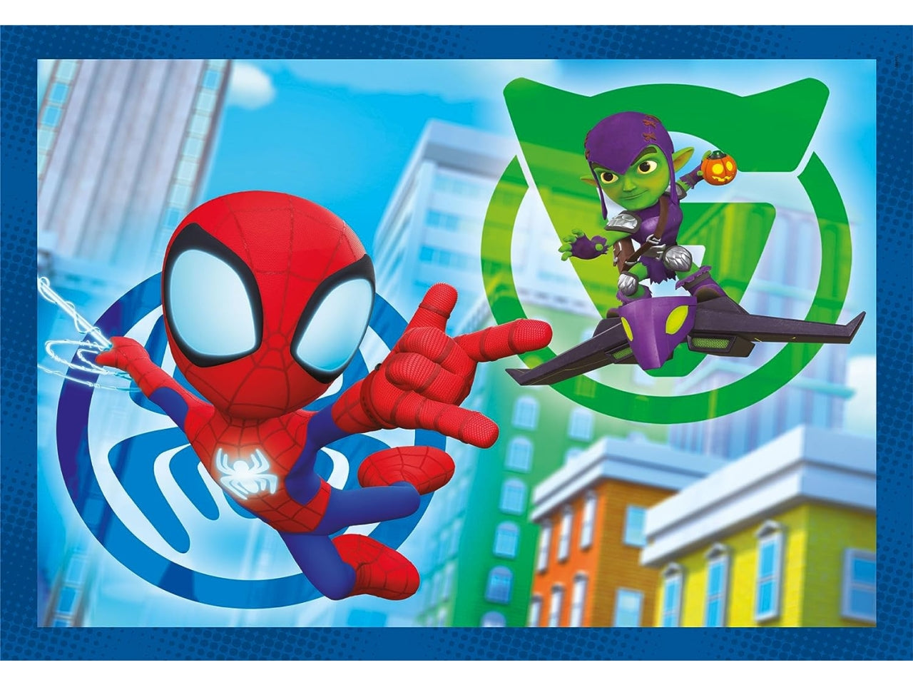 Clementoni puzzle 4in1 spidey and his amazing friends
