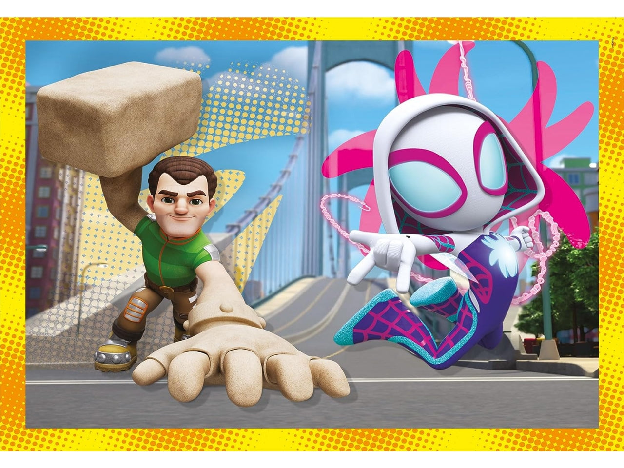 Clementoni puzzle 4in1 spidey and his amazing friends