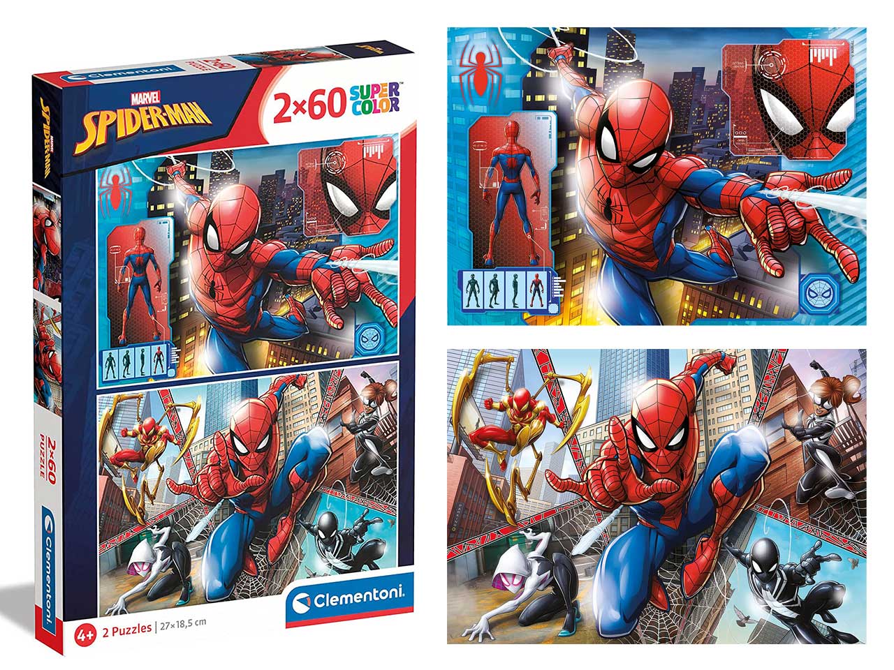 Puzzle 2x60 spiderman