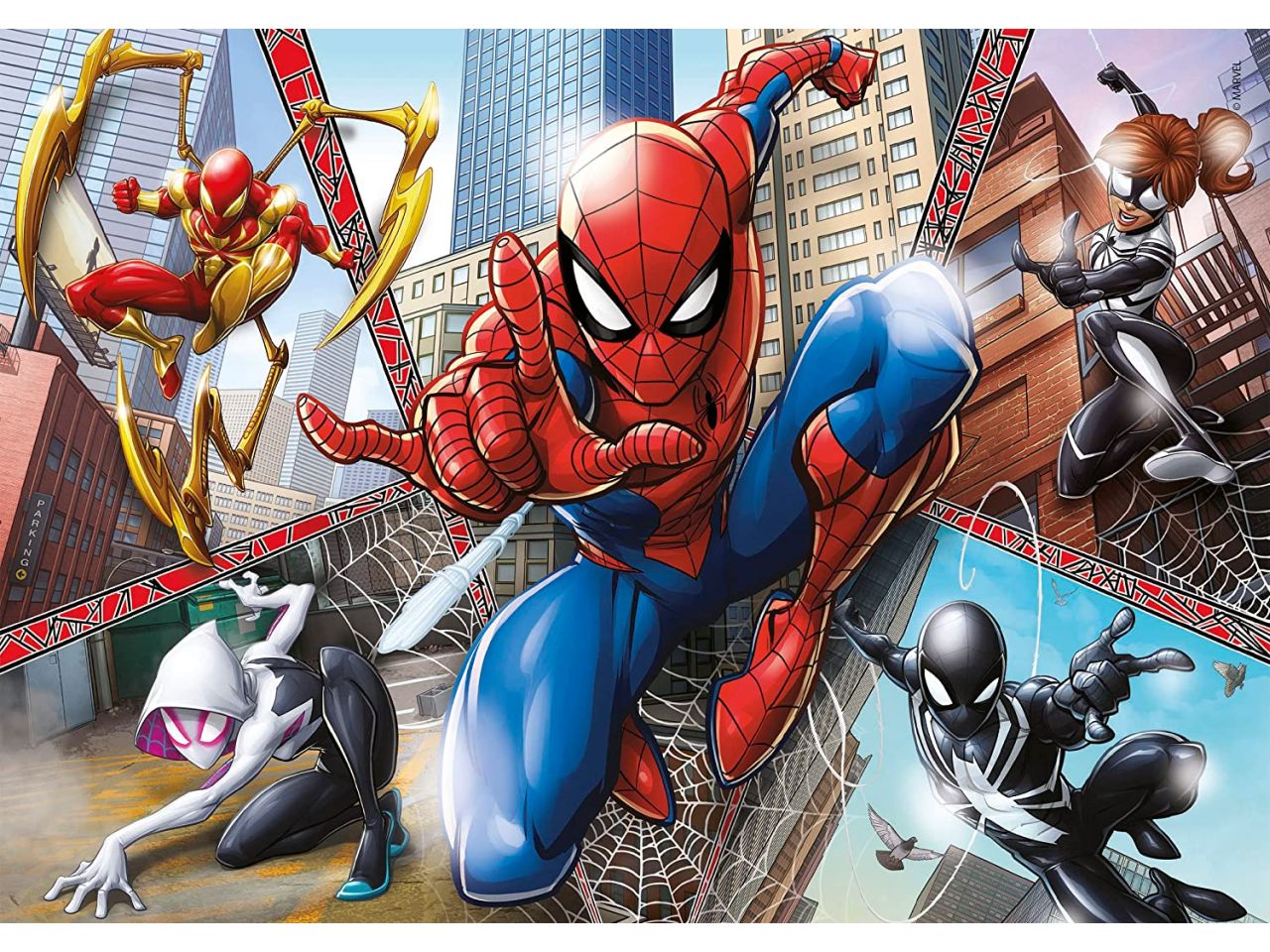 Puzzle 2x60 spiderman